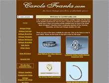 Tablet Screenshot of carolefranks.com